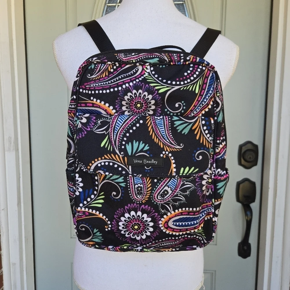 Vera Bradley Paisley Canvas Backpack